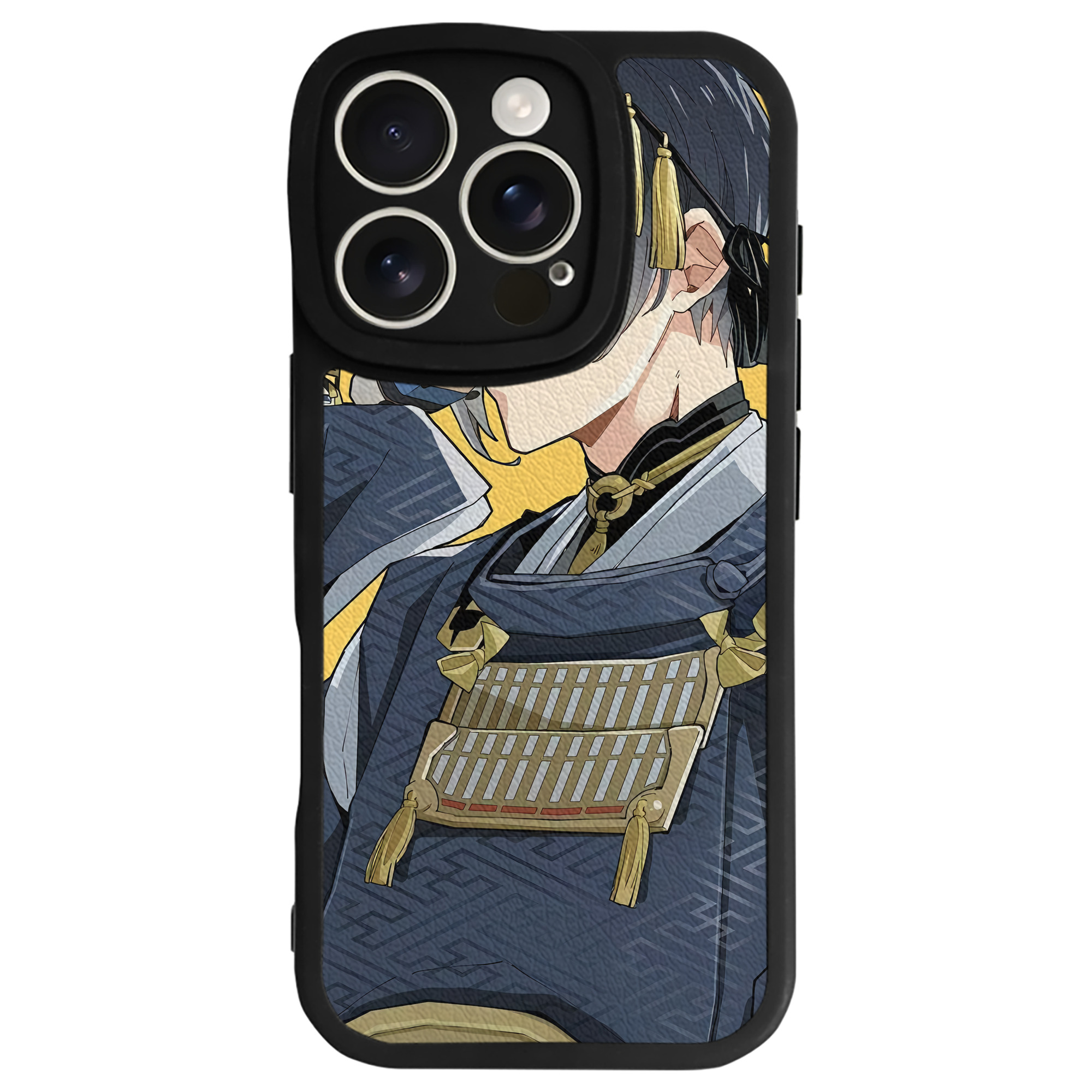 （画像用） 刀剣乱舞 Touken Ranbu 【iPhone 16シリーズ対応】シリコンスマホケース（レザー調） 材質：シリコン
